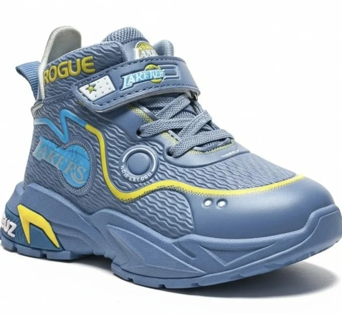 BAESD Velcro Sneakers For Boys & Girls (Blue, 4.5-5 Years